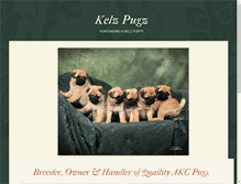 Tablet Screenshot of kelzpugz.com